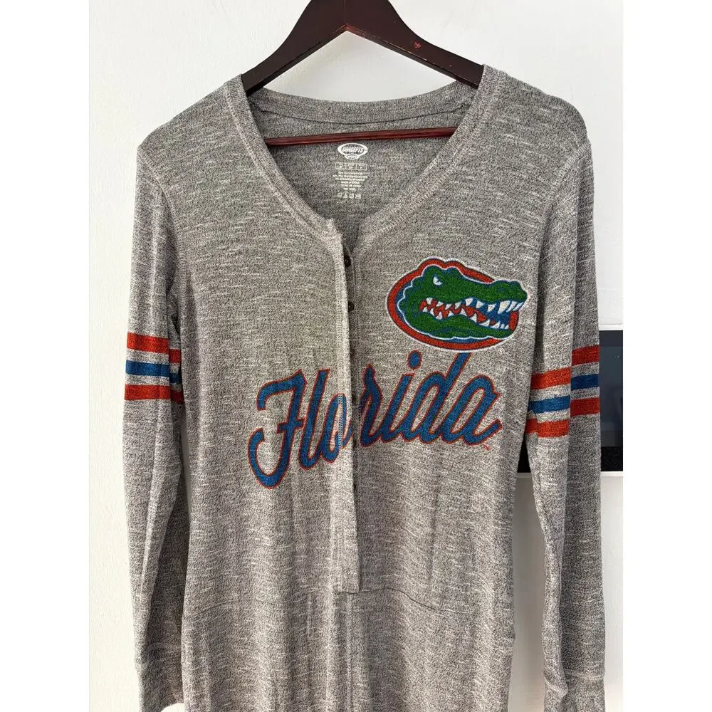 University of Florida Gators Adult Union Suit Jumpsuit Pajamas Unisex Size S